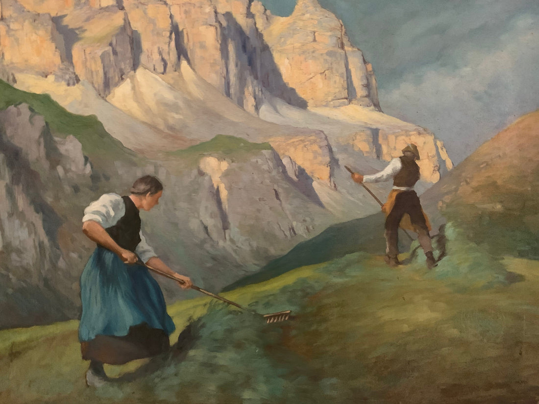 Artwork at the Messner Mountain Museum, Bolzano, South Tyrol, Italy