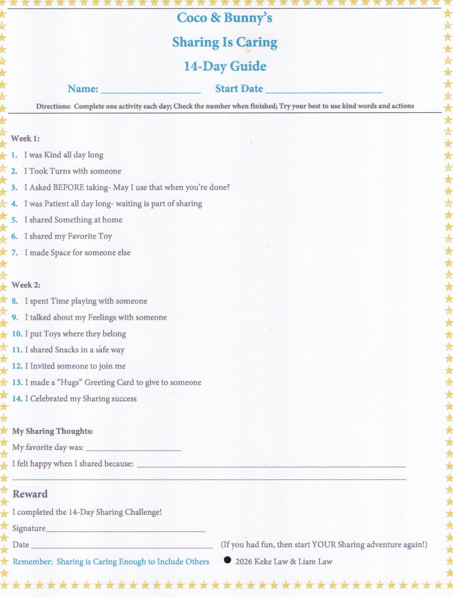 My Freebies: Activity Pages
